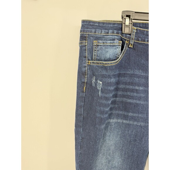 The Elevated Closet Womens Size 38x38 Blue Jean Flares bootcut NWT - Picture 4 of 15
